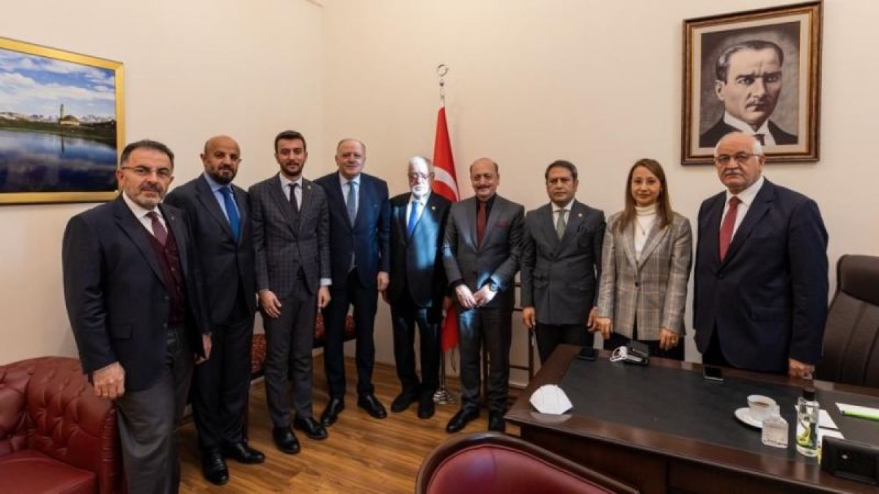 Gaziantep Milletvekilleri Çalışma ve Sosyal Güvenlik Bakanı Bilgin ile görüştü