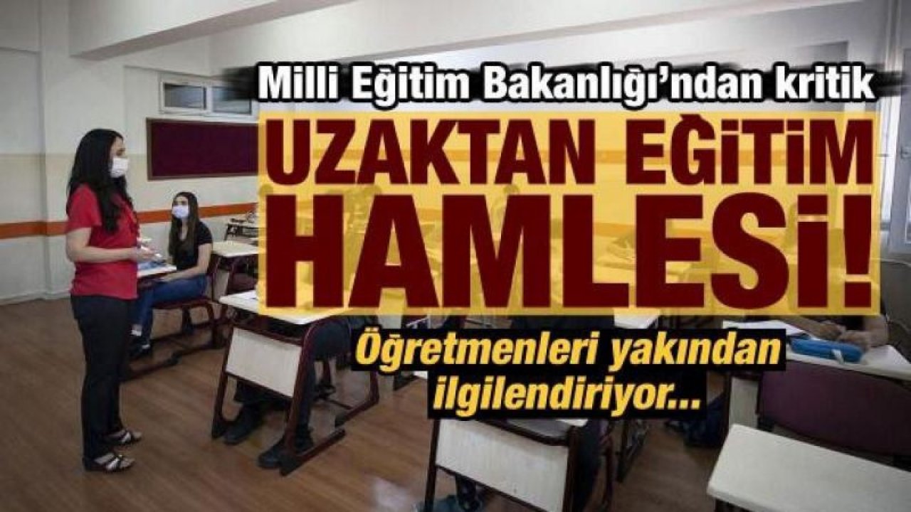 MEB'den son dakika "uzaktan eğitim" kararı!