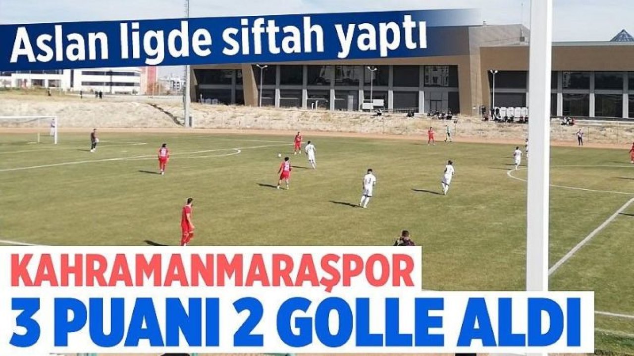 13 Hafta Sonra...Kahramanmaraşspor ligde ilk galibiyetini aldı