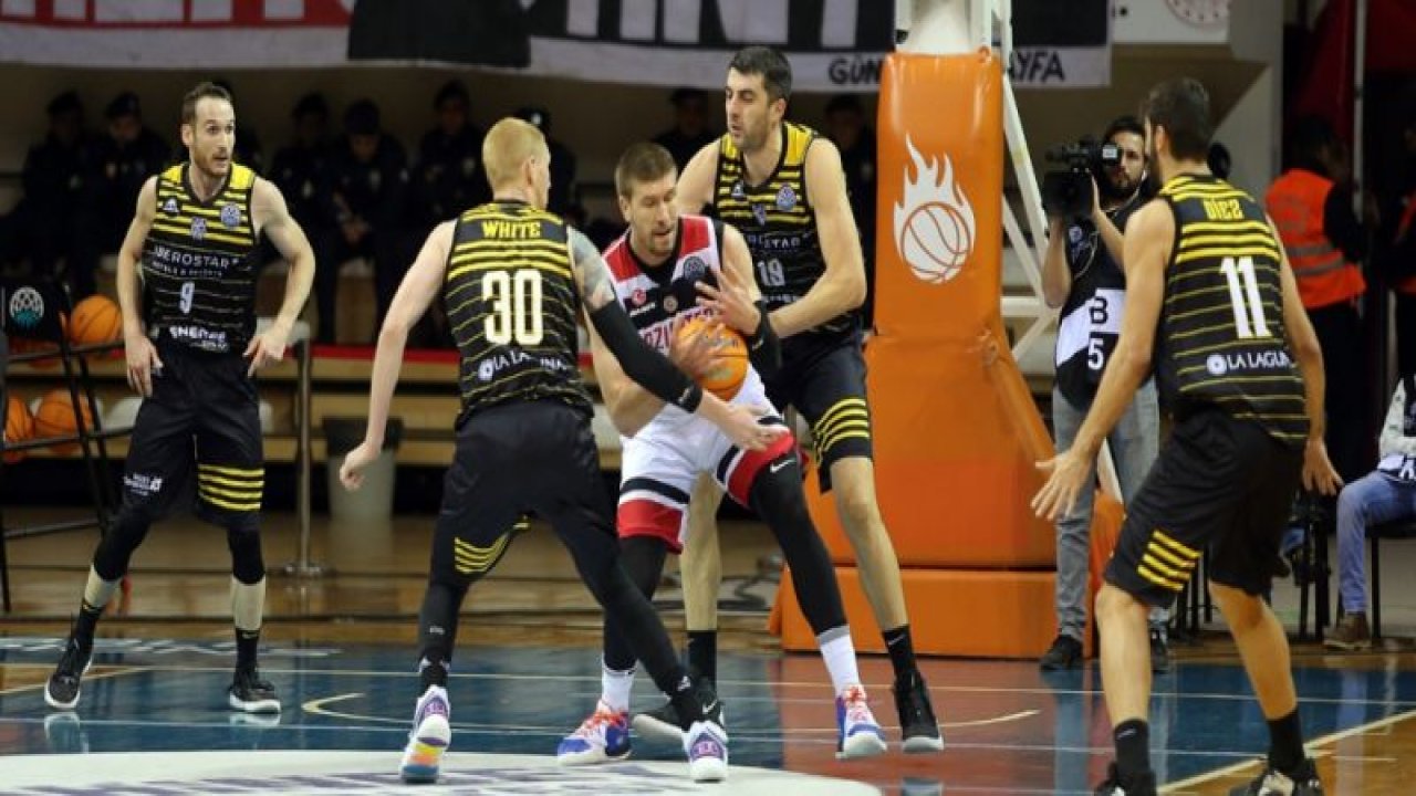 GAZİANTEP BASKETBOL 65-88 KAYBETTİ