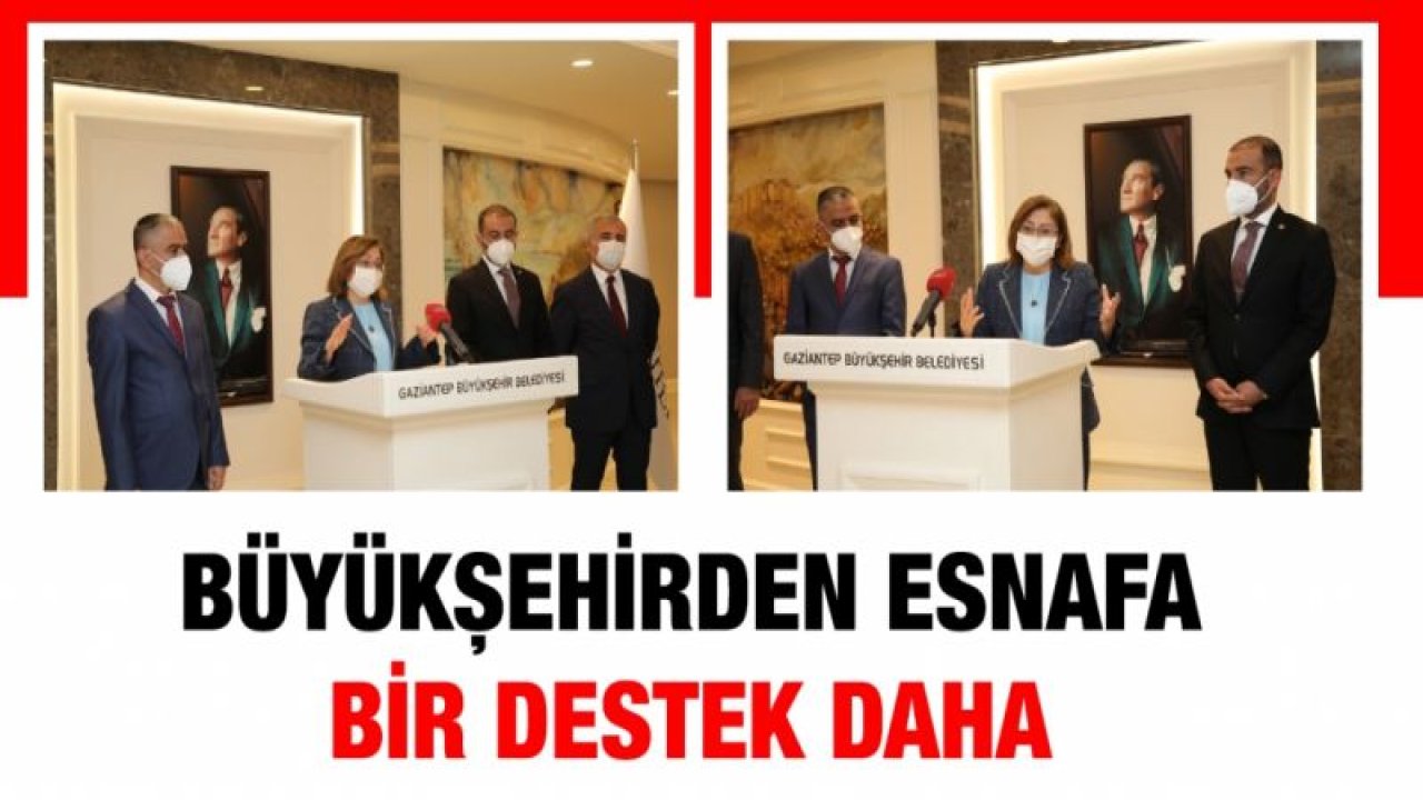 BÜYÜKŞEHİRDEN ESNAFA BİR DESTEK DAHA!