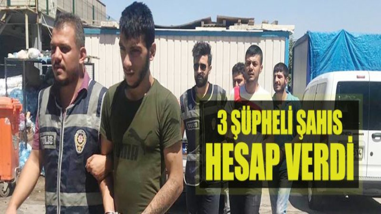 Göçmen sağlığı merkezlerinden hırsızlık yapan 3 şüpheli adliyede