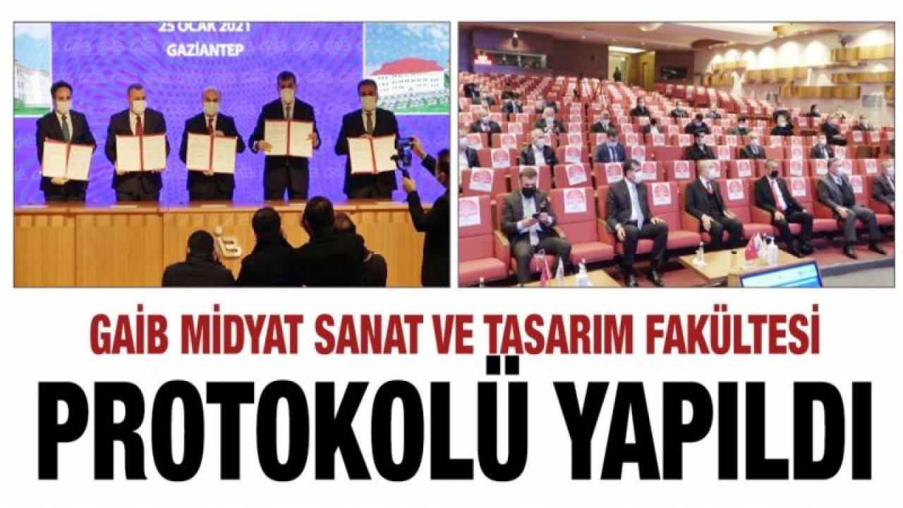 GAİB Midyat Sanat ve Tasarım Fakültesi protokolü yapıldı