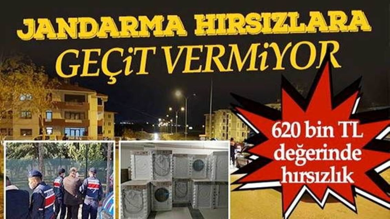 Gaziantep'te 620 bin tl değerinde hırsızlık...620 bin tl'lik çamaşır makinası çalmışlar