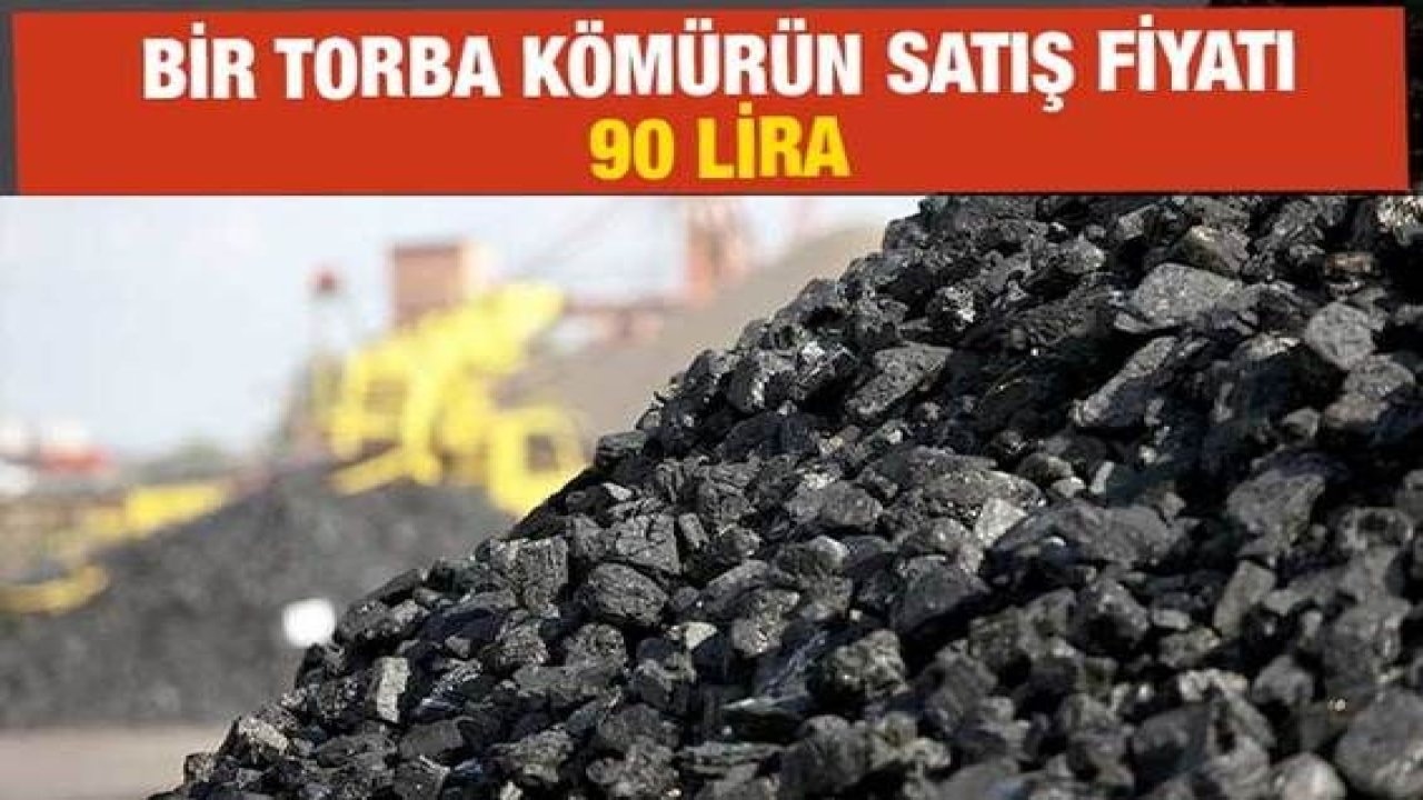 Bir torba kömürün satış fiyatı 90 lira