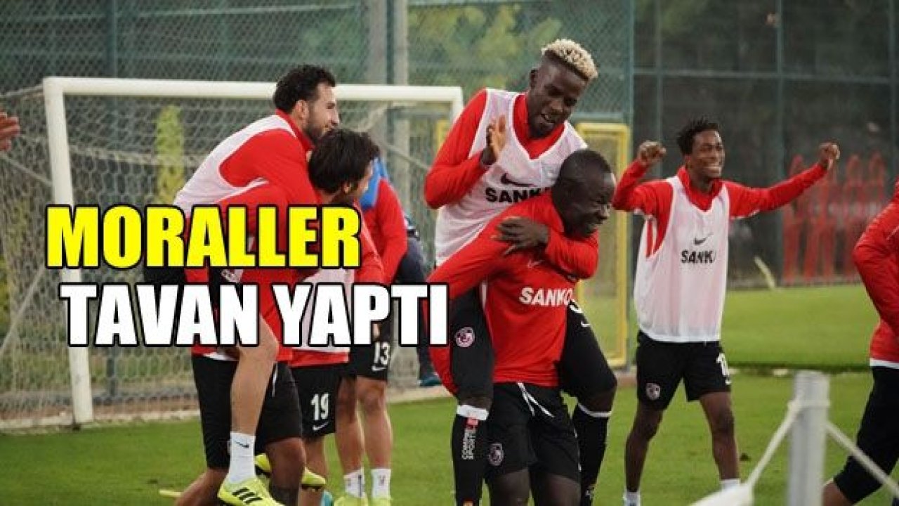 GAZİANTEP FK'DA MORALLER YÜKSEK