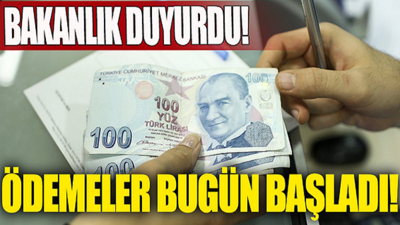 Anneler Müjde! Aile ve Sosyal Hizmetler Bakanı Derya Yanık  açıkladı: Ödemeler bugün başladı