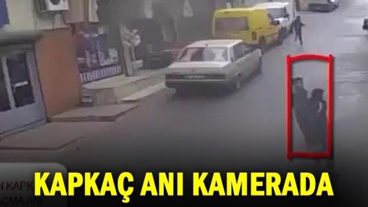 Kapkaç anı kamerada