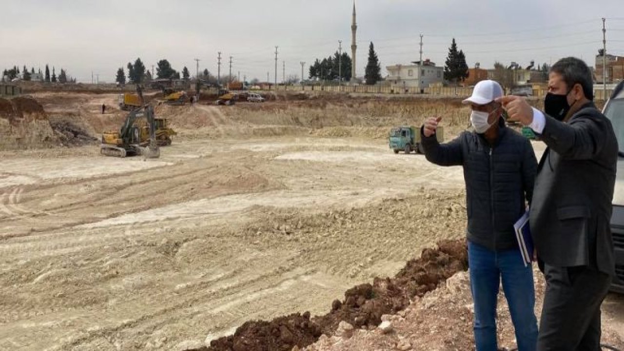 AK Parti Gaziantep Milletvekili Şahin hastane inşaatını inceledi