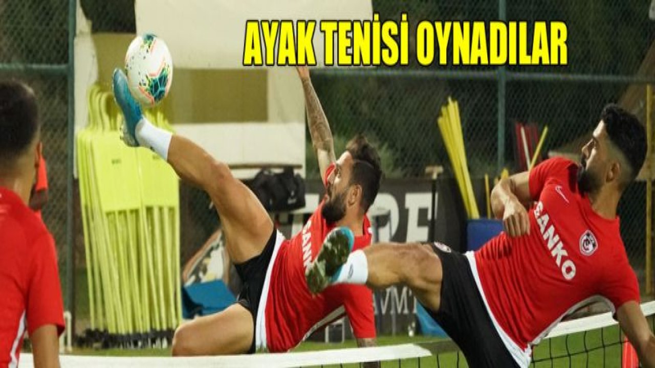 Ayak tenisi oynadılar