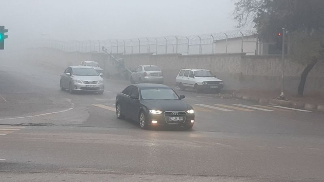 Video Haber...Gaziantep'te etkili olan sis sürücülere zor anlar yaşattı