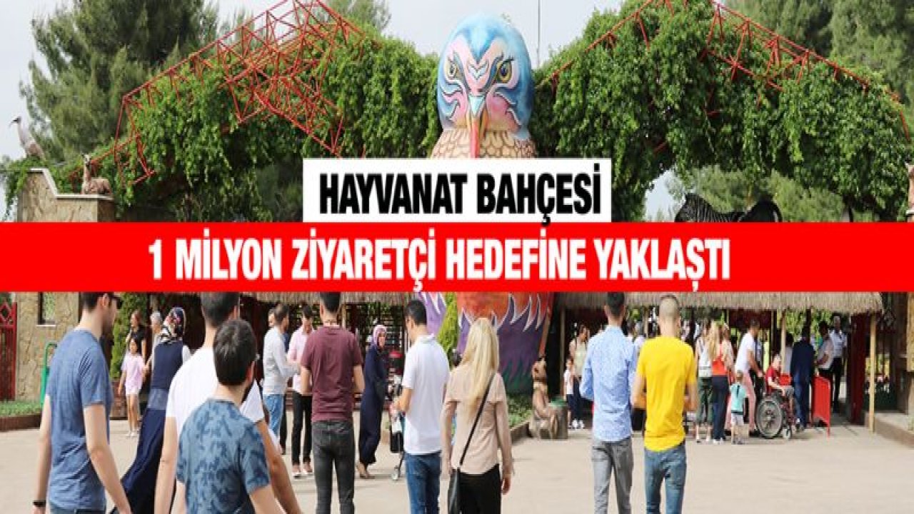 Gaziantep Hayvanat Bahçesine 3 günde 600 bin ziyaretçi