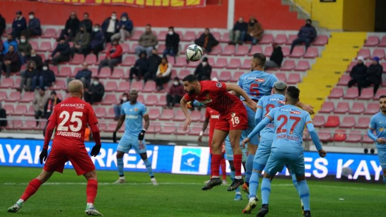 Gaziantep FK, Kayseri'de yine kazanamadı