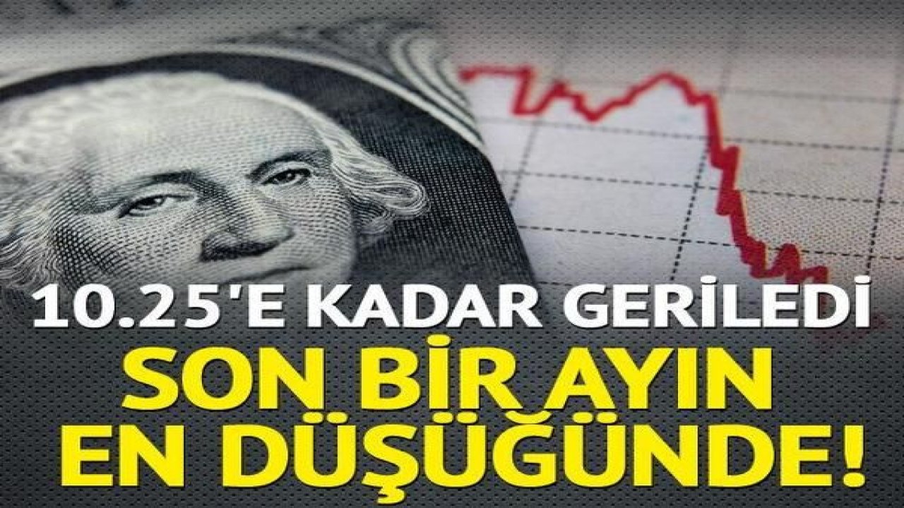 Son Dakika: Dolar kuru 11 liranın altına gördü! Son bir ayın en düşüğünde.... İşte dolar ve Euro'da son durum...