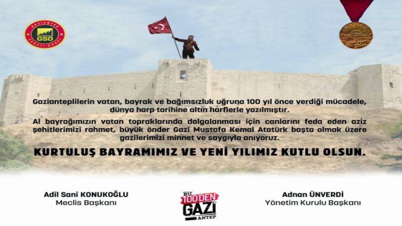 Gaziantep Sanayi Odası  25 aralık ve yeni yılınız kutlu olsun