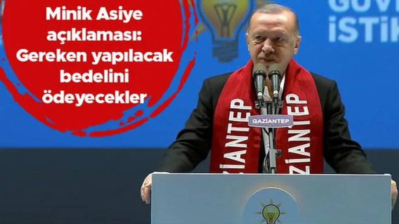 Son Dakika: Cumhurbaşkanı Erdoğan: Gaziantep'te Pitbull saldırısına uğramıştı! Cumhurbaşkanı Erdoğan'dan "Asiye Ateş" mesajı: "Bedelini ödeyeceksiniz"