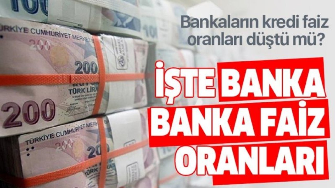 İşte Merak Edilen Soru! Bankaların Faiz Oranları Düştü mü?