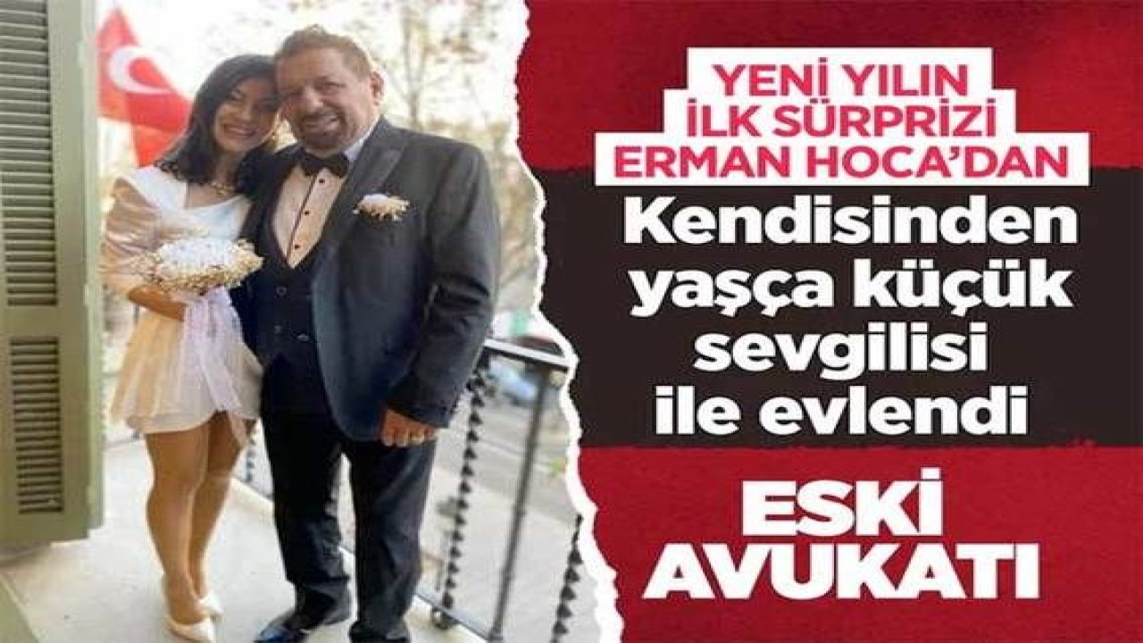 Foto Haber: 73 yaşındaki Erman Toroğlu, genç sevgilisiyle evlendi