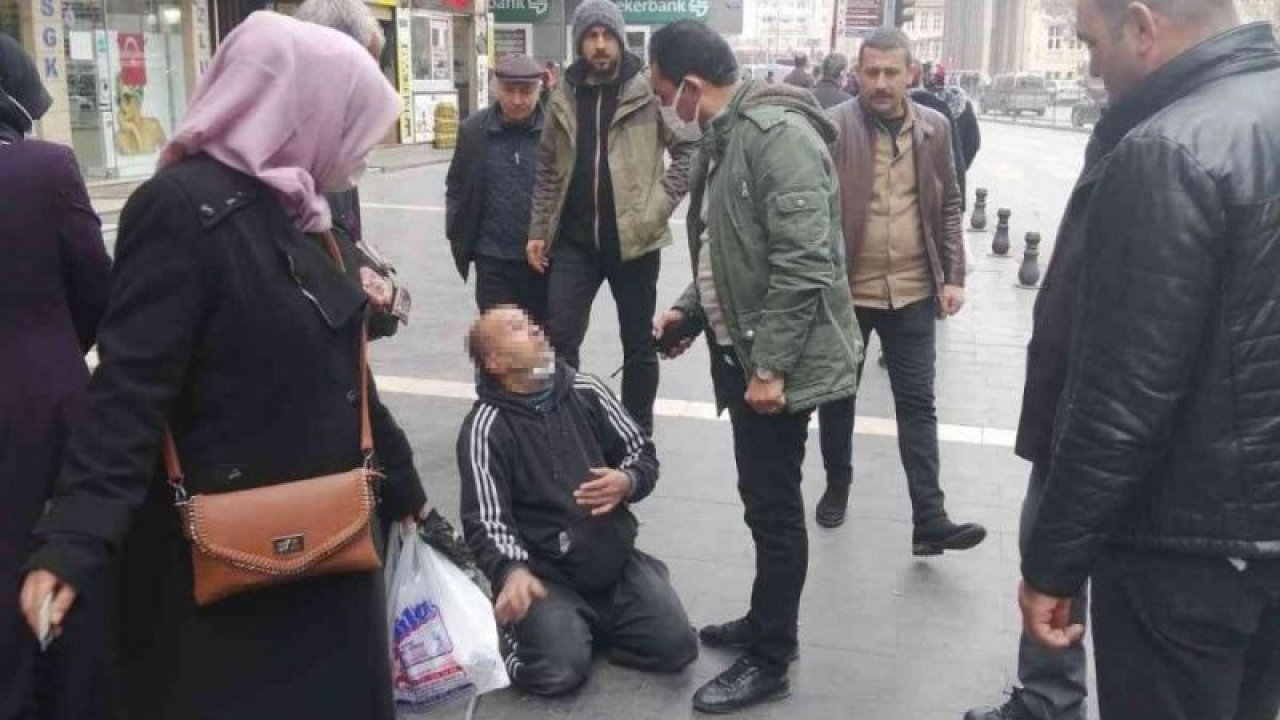 Video Haber...Gaziantep'te sürünme numarasıyla dilenen şahıs zabıtayı görünce yürümeye başladı