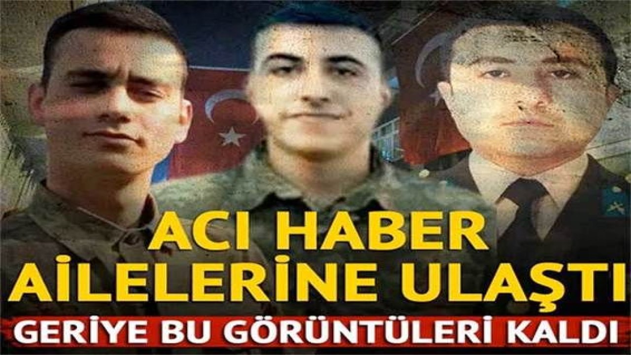 Bahçelievler, Mersin ve Komşu il Kahramanmaraş'a şehit ateşi düştü! Geriye bu görüntüleri kaldı