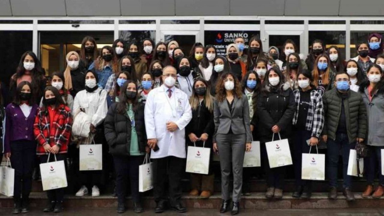 Üniversiteye hazırlanan öğrenciler SANKO Üniversitesi’nde