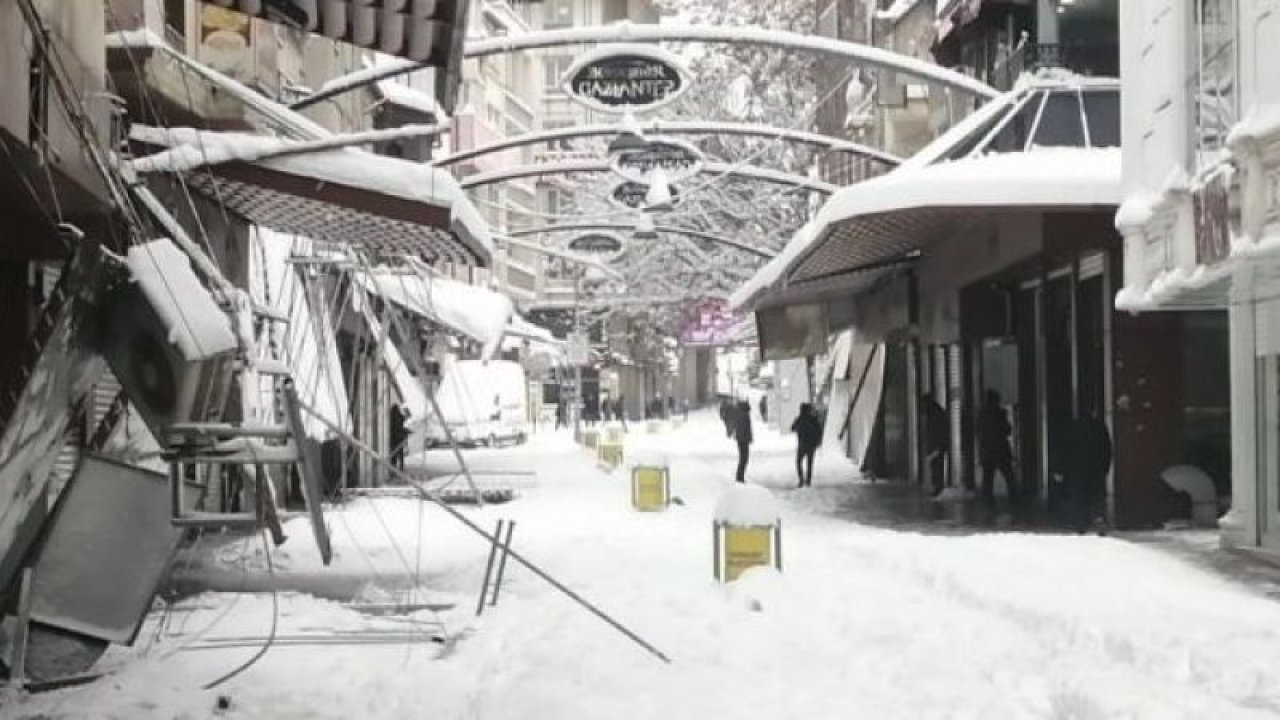 Gaziantep'te kar kalınlığı 50 santimetreye ulaştı