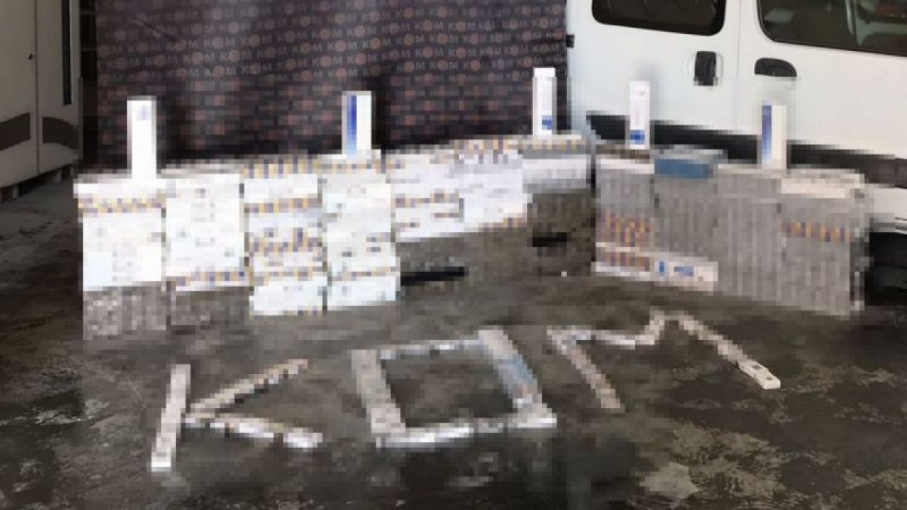 Son Dakika: Video Haber...Gaziantep’te 2 bin 790 paket kaçak sigara ele geçirildi