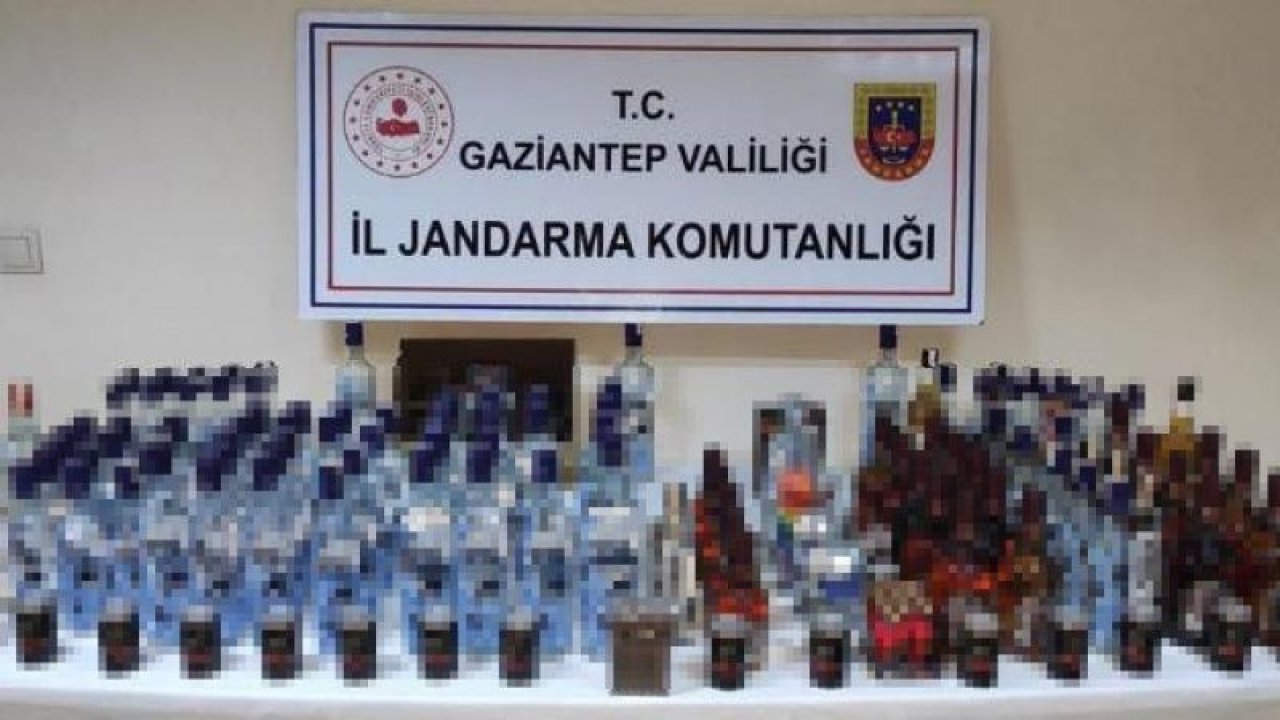 Son Dakika...Gaziantep'te Jandarmadan sahte alkol operasyonu