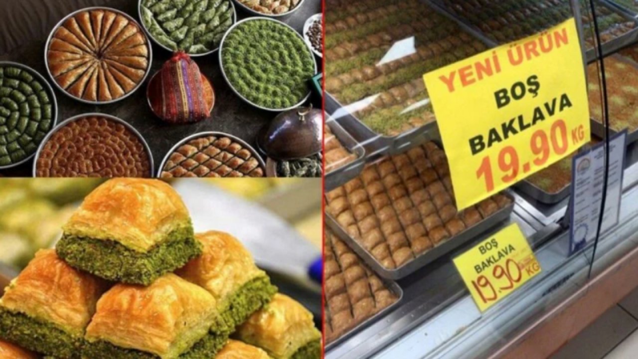 Boş Baklava mı yoksa Şemsettin Baklavalarımı Ucuz? 1 dilim Gaziantep Baklavası 10 Lira