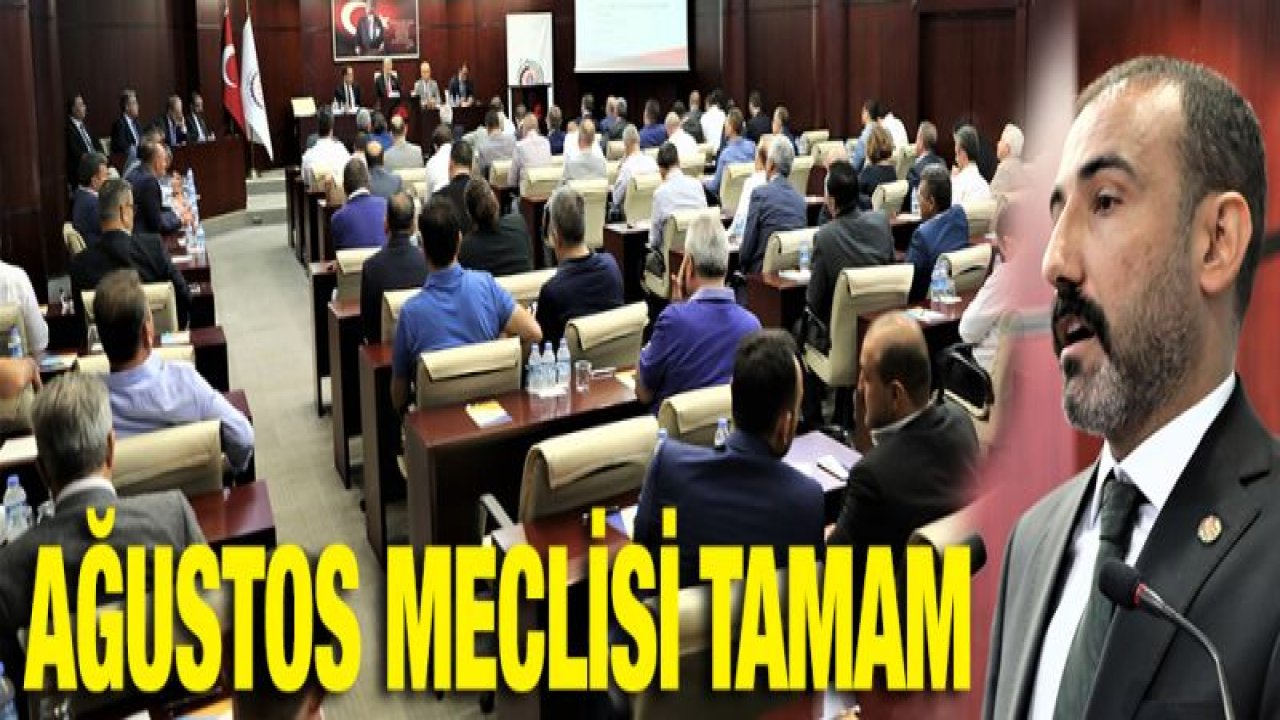 GTO'NUN AĞUSTOS AYI MECLİS TOPLANTISI YAPILDI