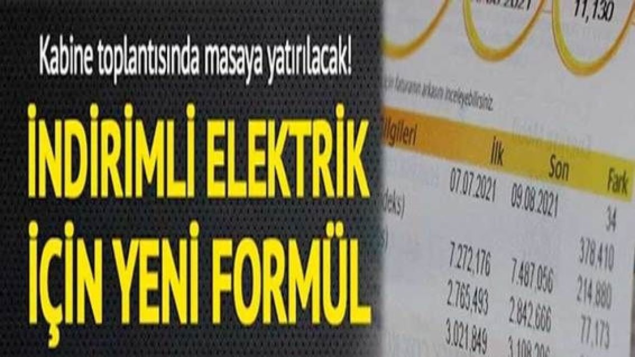 Son dakika: Elektrik faturası için yeni formül: Çifte destek geliyor! Kritik gün yarın...