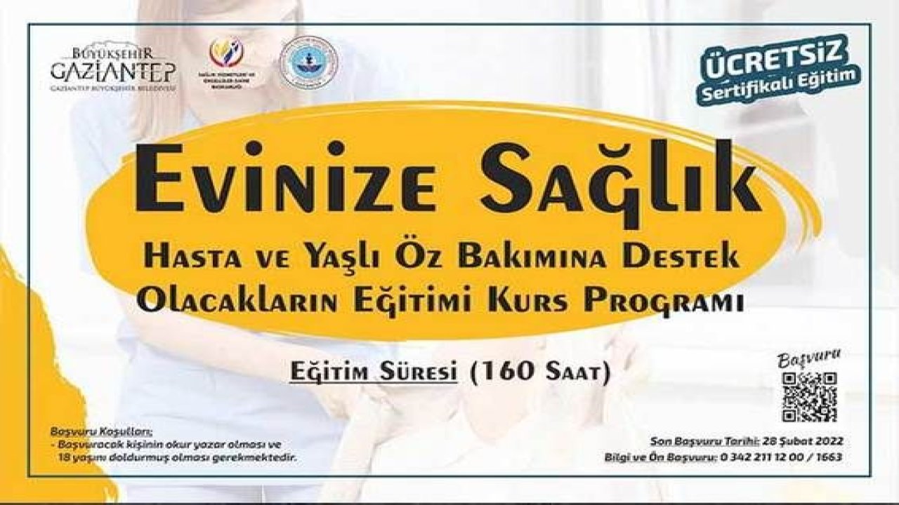 Öz Bakıma Destek Elemanı Eğitimi Kurs Programı Kayıtları Başlamıştır