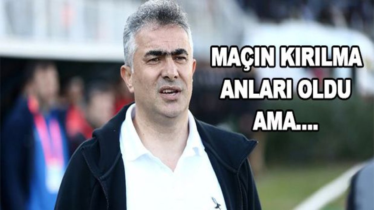 Mehmet Altıparmak: Maçın kırılma anlarında oyunu yakalayamadık