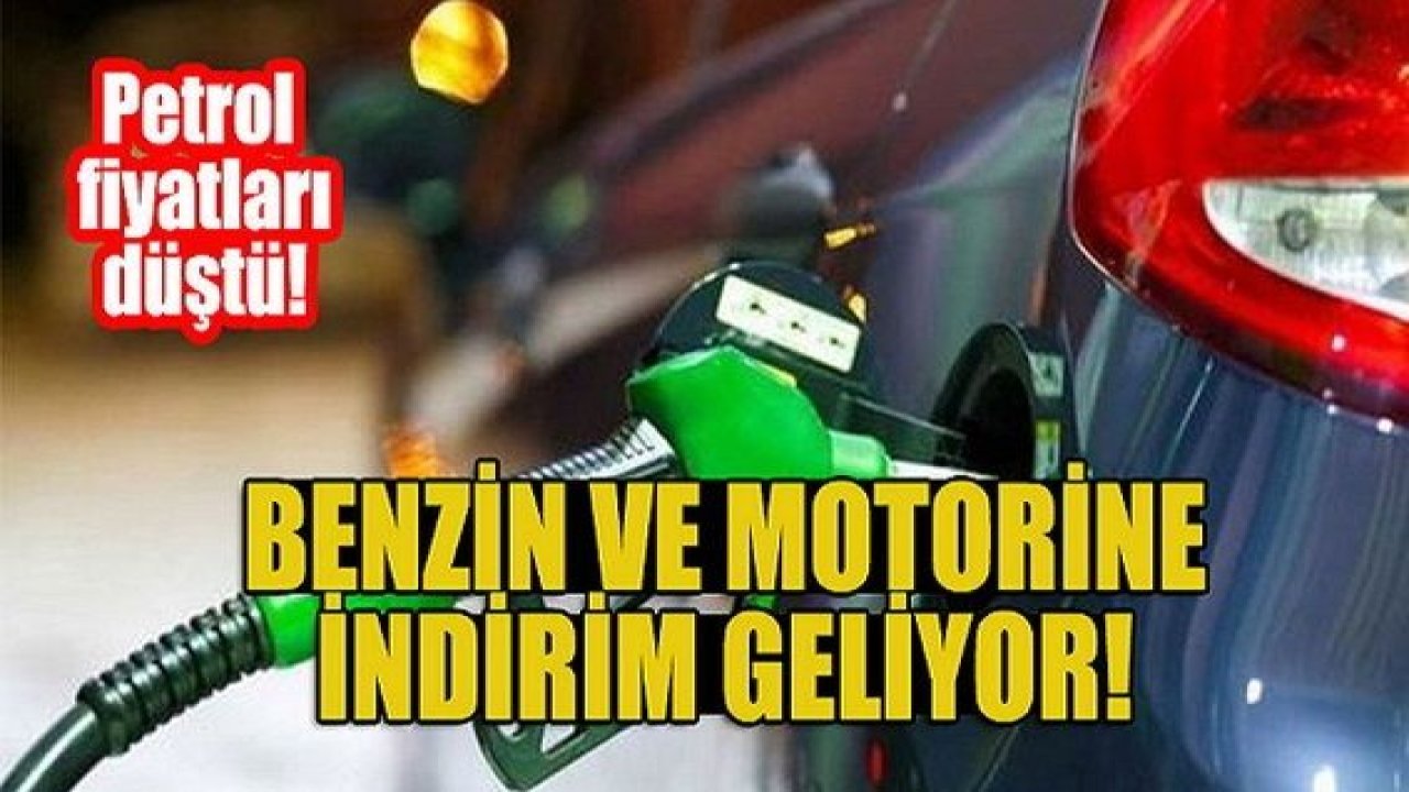 Son Dakika: Petrol fiyatları düştü! Benzin ve motorine bu sefer indirim geliyor... Benzin ve motorin fiyatları ne olacak?