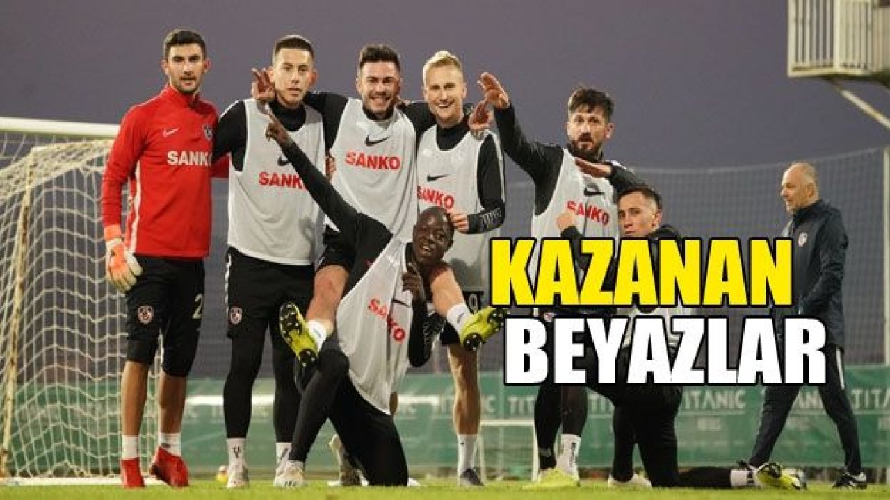 Kazanan Beyaz takım!