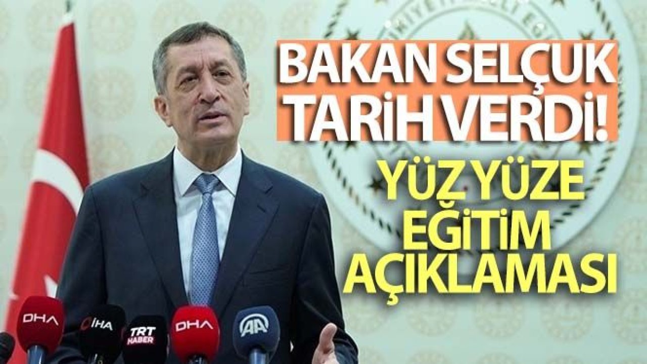 Bakan Selçuk: '15 Şubat'tan itibaren sizleri okullarda görmek, okullarda karşılamak istiyoruz'