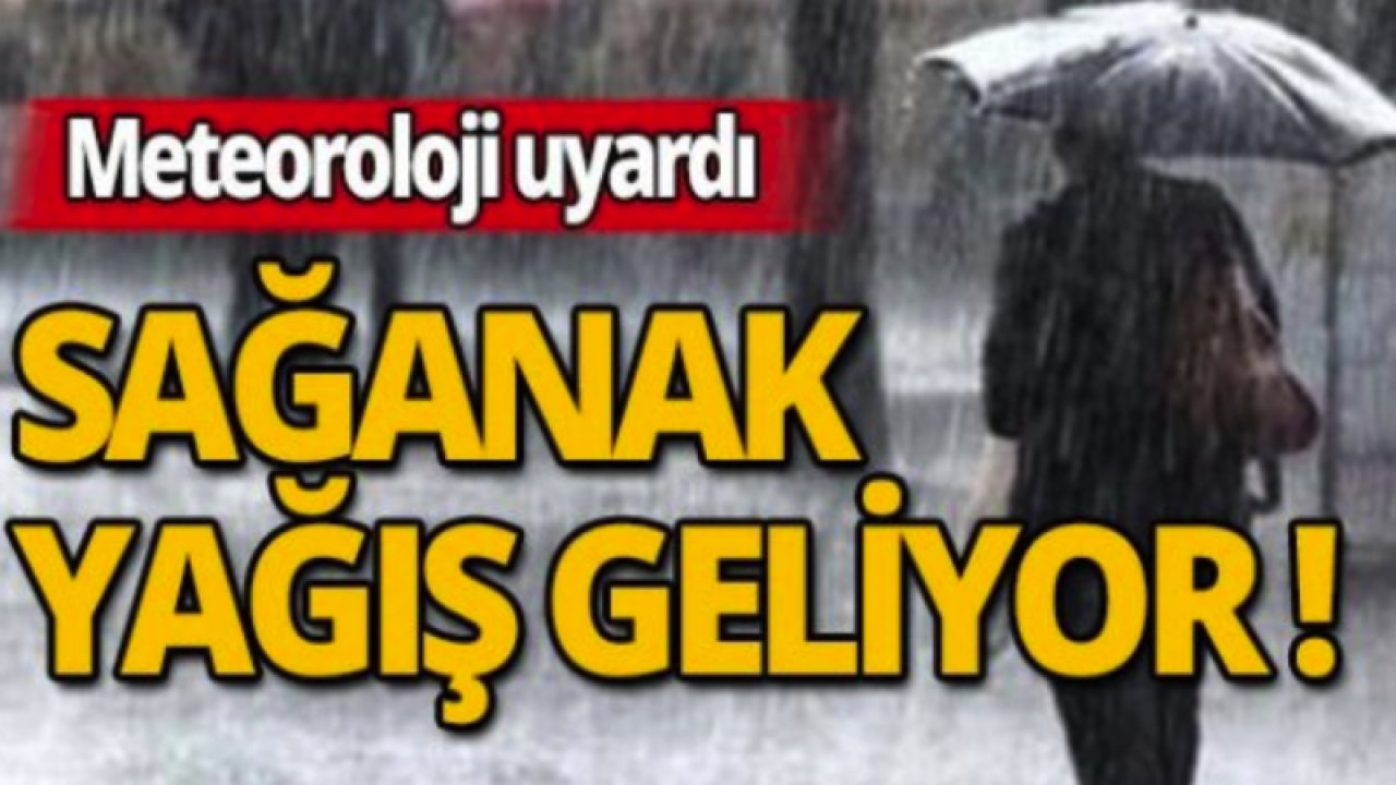 Gaziantep'te Sağanak Yağış başladı! Gaziantep Dikkat! Çok kuvvetli sağanak yağış geldi!