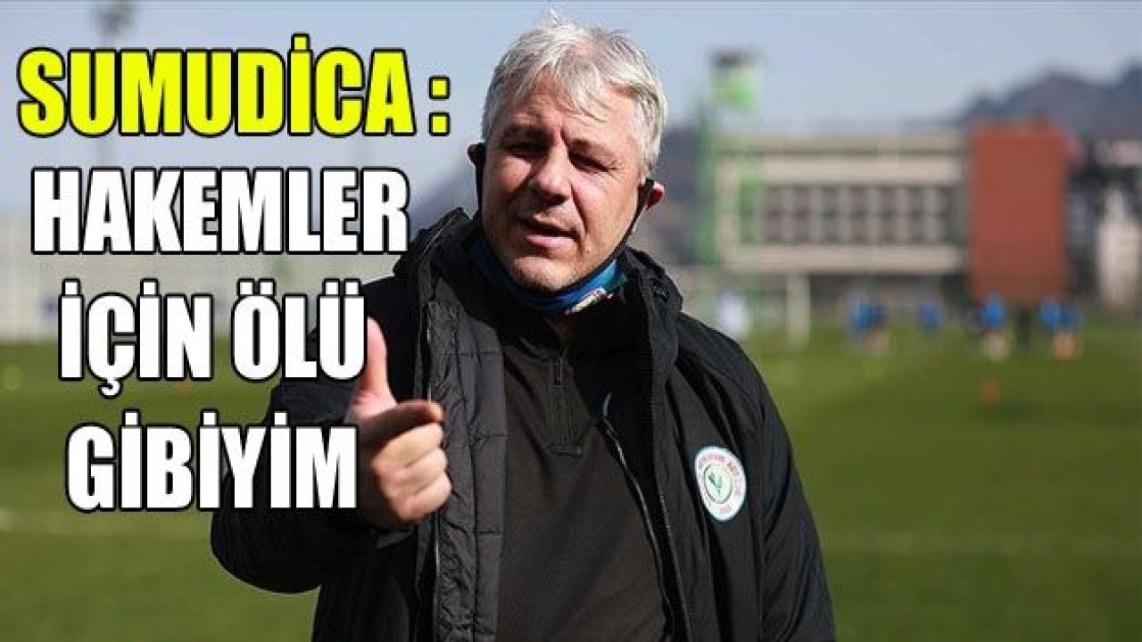 Marius Sumudica: "Ben bütün hakemler için ödül gibiyim"