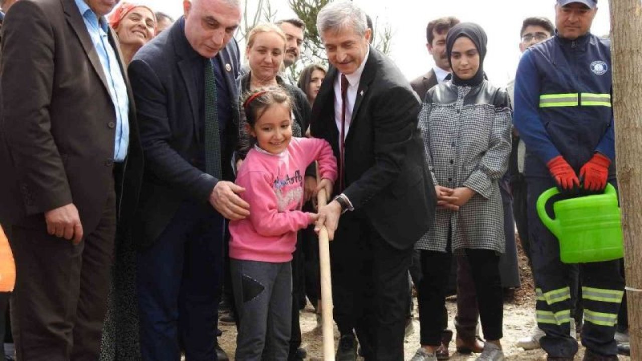 Şahinbey’deki boş arazi ormana dönüşüyor