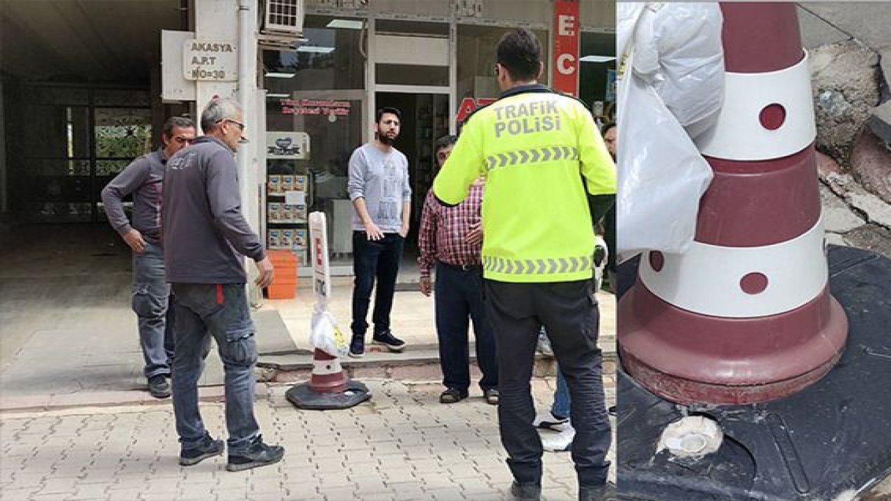 Gaziantep'te bir garip kaza! İş yerinin önünde duran dubaya araç çarpınca ortalık karıştı