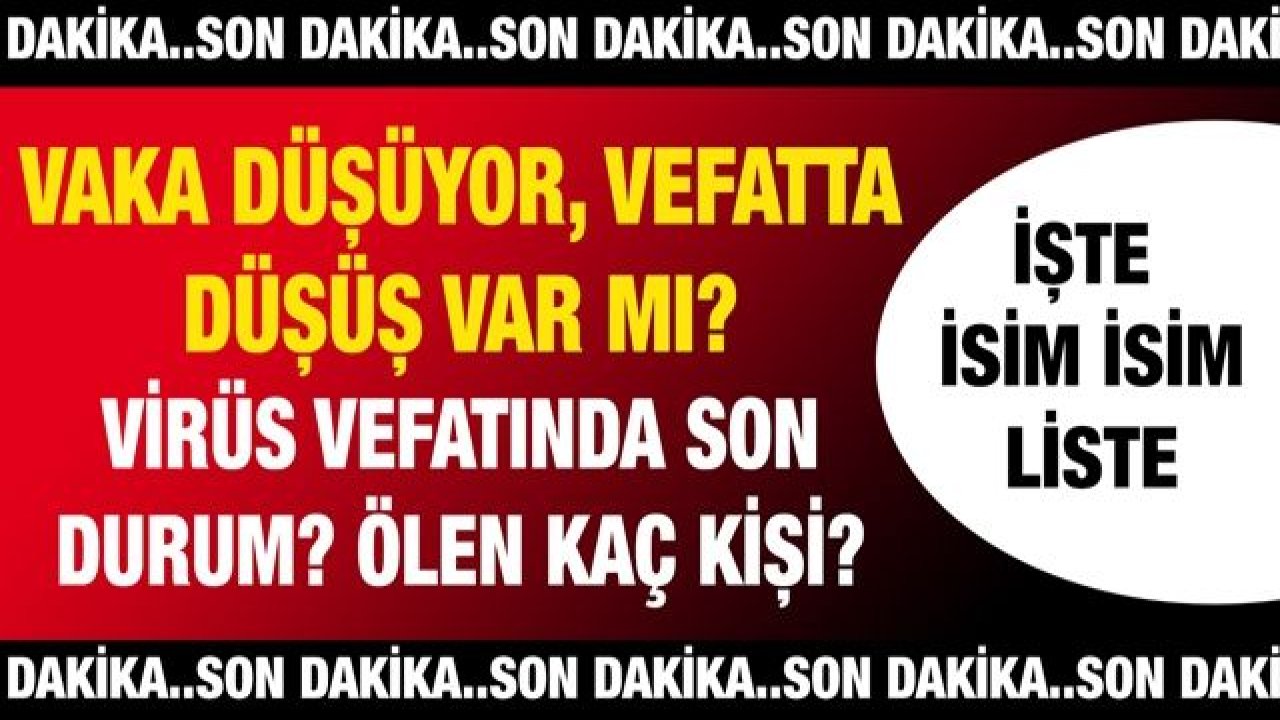 Vaka düşüyor, vefat düşüş var mı? İşte Gaziantep'te günün defin listesi