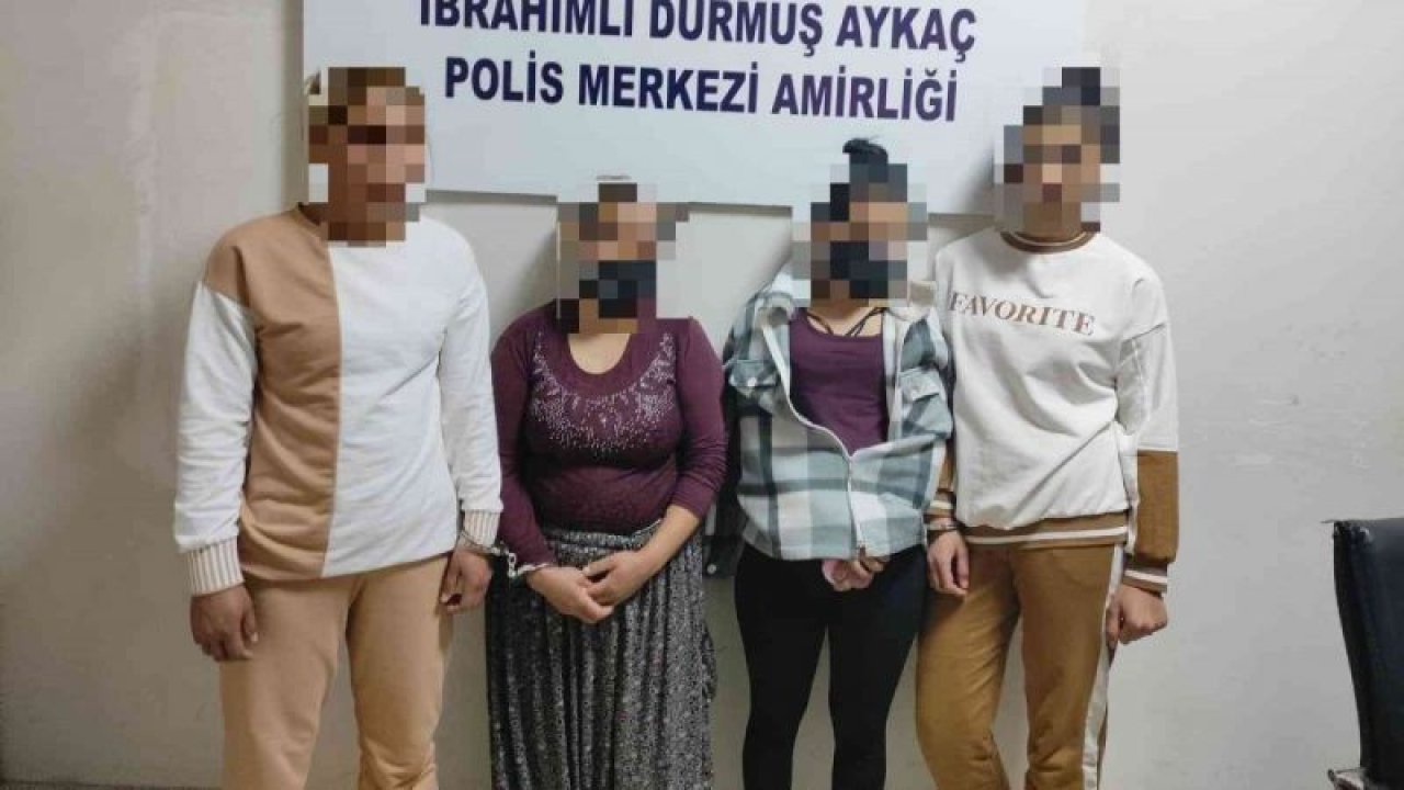 Gaziantep 4 Kadını Konuşuyor!  Polisten kaçarken çaldıkları parayı etrafa saçan 4 kadın yakalandı