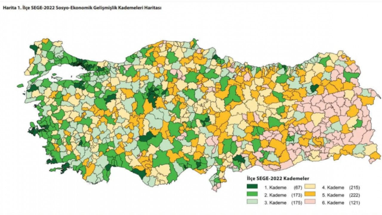 Türkiye'nin en gelişmiş ilçeleri belli oldu! Gaziantep'in Yüz Akı Şehitkamil Oldu