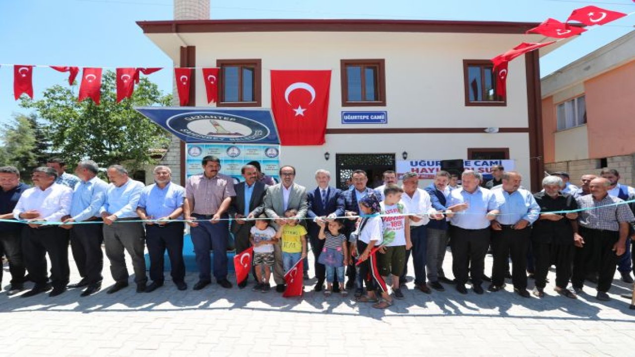 UĞURTEPE CAMİ HİZMETE AÇILDI