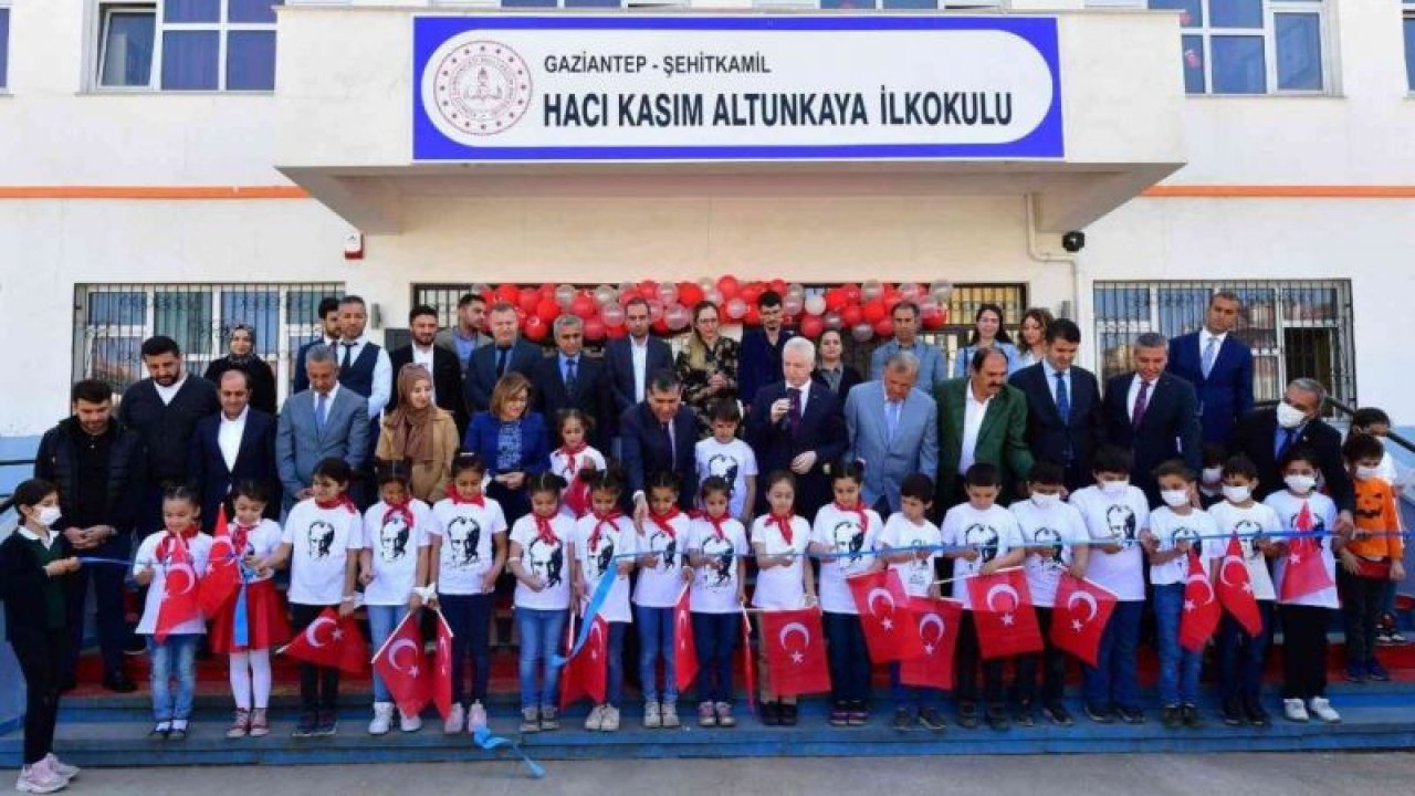 Hacı Kasım Altunkaya İlkokulu eğitime açıldı