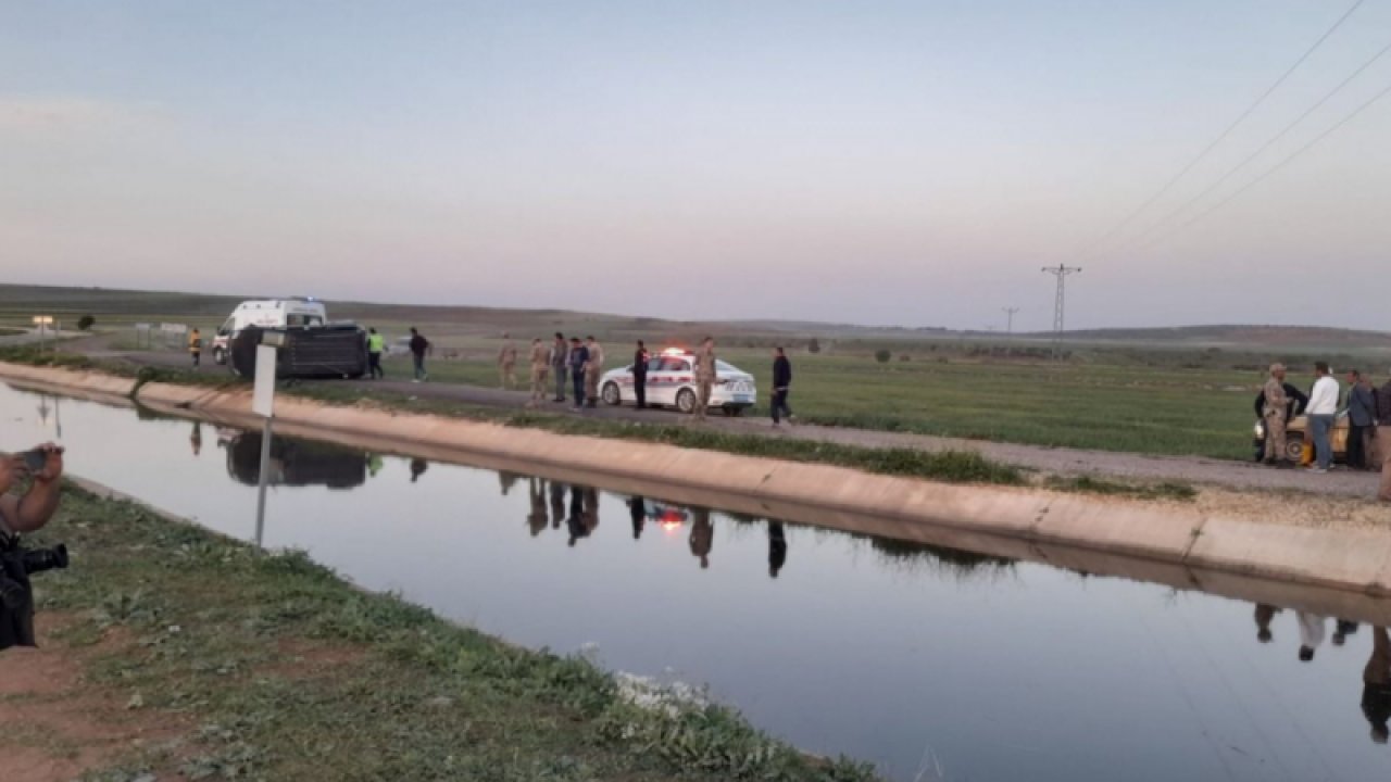 Kilis'te facia... Otomobil sulama kanalına uçtu: 4 ölü, 3 yaralı