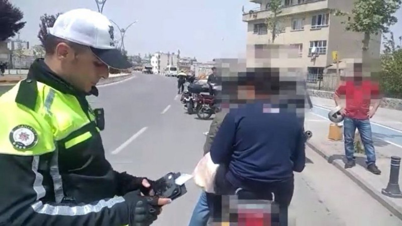 Gaziantep'te Bayram öncesinde motosiklet sürücülerine ceza yağdı