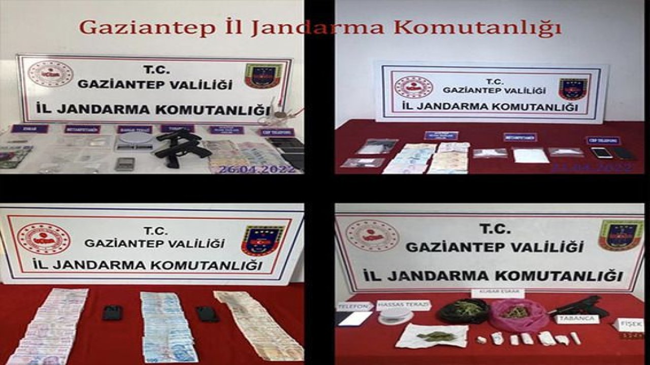 Jandarmadan uyuşturucu ve kaçakçılık operasyonları