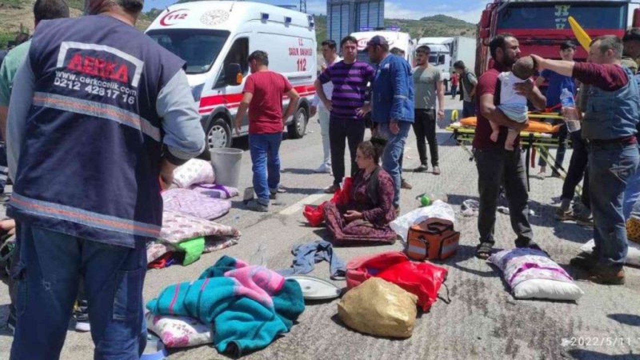 Gaziantep karayolunda feci kaza! Tarım işçilerini taşıyan kamyonet devrildi: 8’i ağır 15 yaralı