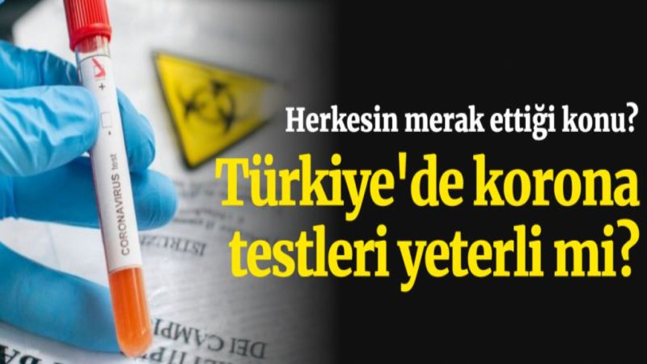 Türkiye 4 bin kişiye yeni test! Kime nasıl yapılıyor?